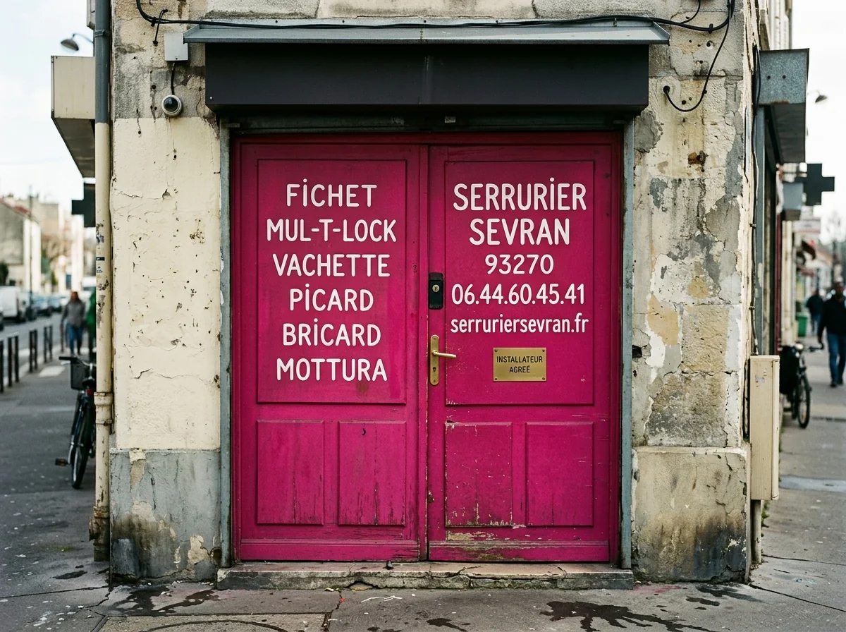 Installateur agréé · double-porte avec plaque des marques posées